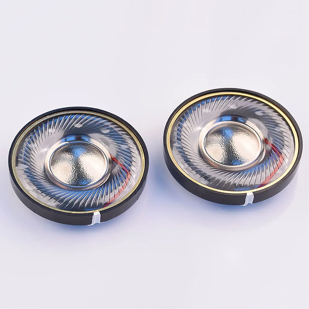 QIGOM 40041Pair Over-ear Headphone Drivers 40MM 32Ω/300Ω HIFI Treble & Strong Bass Multi-core Voice Coil Composite Ti Diaphragm