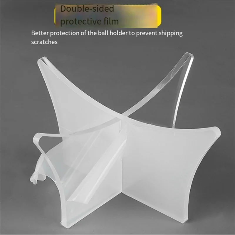A57T Acryl Ball Stand Tragbare Display Zubehör Rugby, Fußball, Basketball, Volleyball Display Stand Basis.