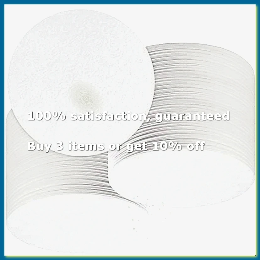 100 Sheets Round Microwave Kiln Paper Shelf Paper 4.7 Inch Ceramic Fiber Paper Insulation Ceramic Fiber Blanket-A10G