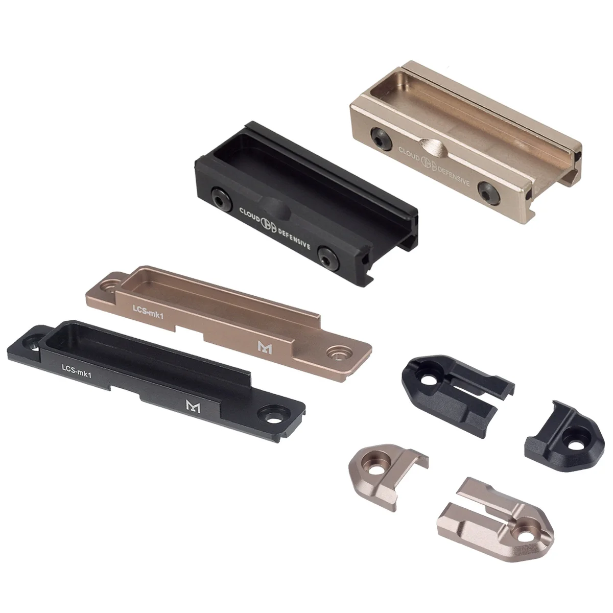 

Surefire M600 M300 Scout Light Flashlight Remote Tape Pressure Pad Switch Mlok Keymod 20mm Rail CLOUD DEFENSIVE Mount Plates