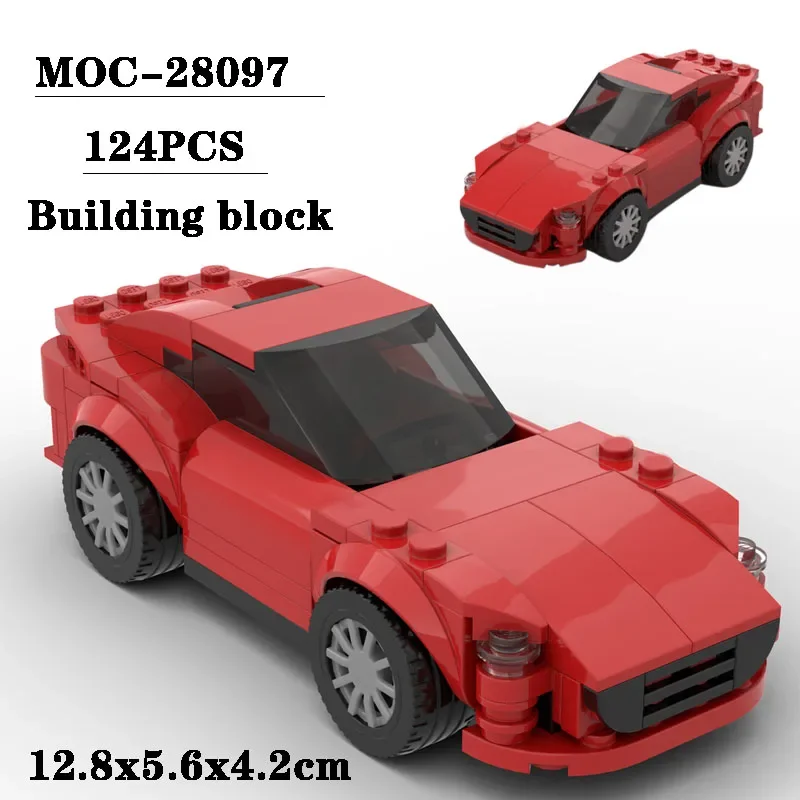 MOC-28097 series racing and sports car toy car model assembly 124PCS adult  child puzzle education birthday Christmas toy gift