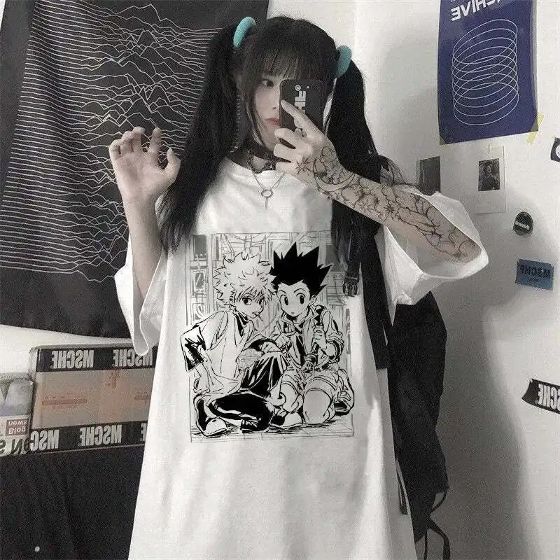 Hunter X Hunter Killua Zoldyck Gon Freecs T-Shirt