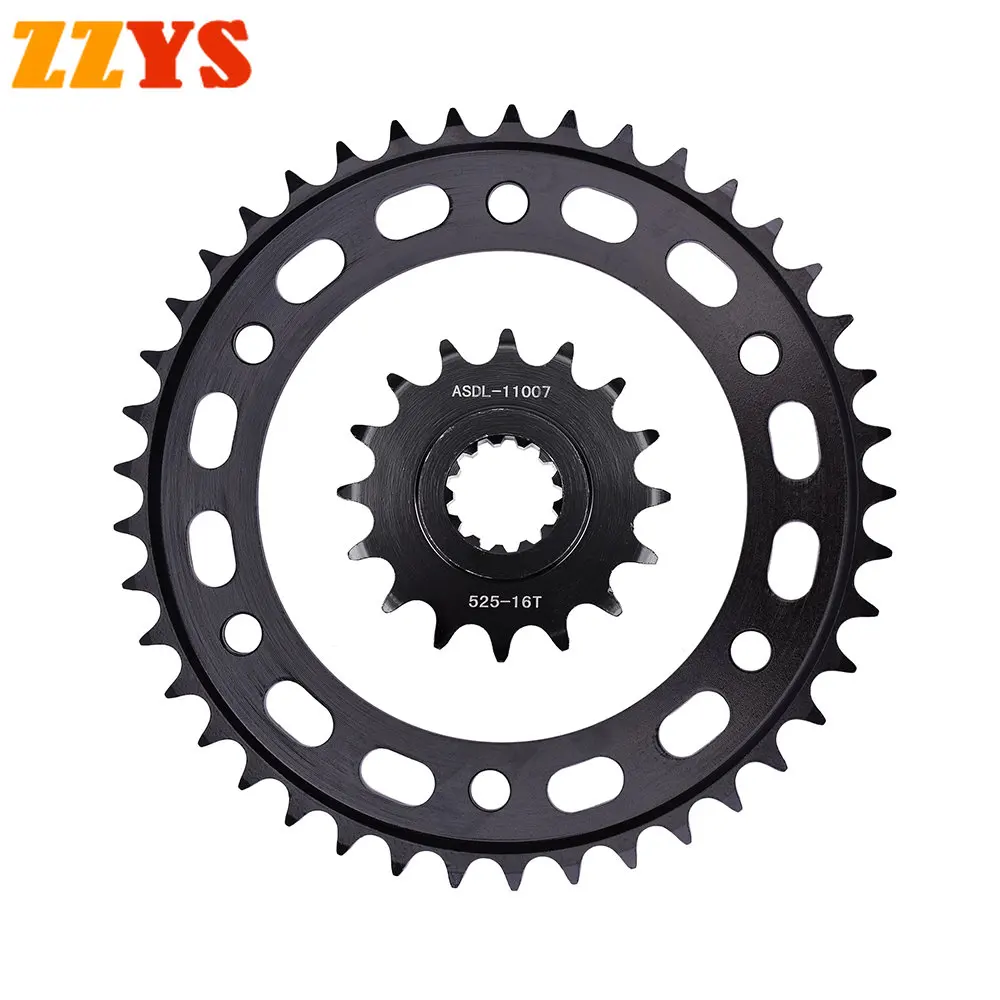 

525 16T 41T Front Rear Sprocket Gear Wheel Cam Pinion for Honda CBR600 CBR600RA C-ABS 2010-2016 CBR600RR PC40 2007-16 CBR 600 RR