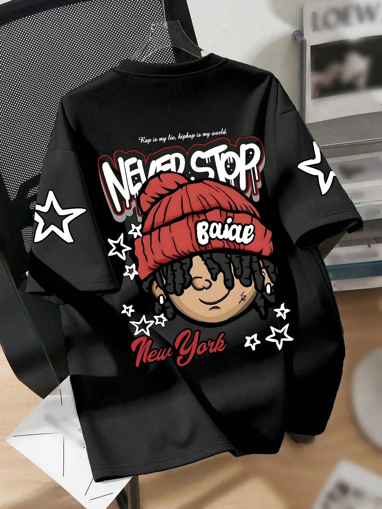 

Manfinity Dauomo American Street Flame Jersey Digital Elements Men's T-Shirt