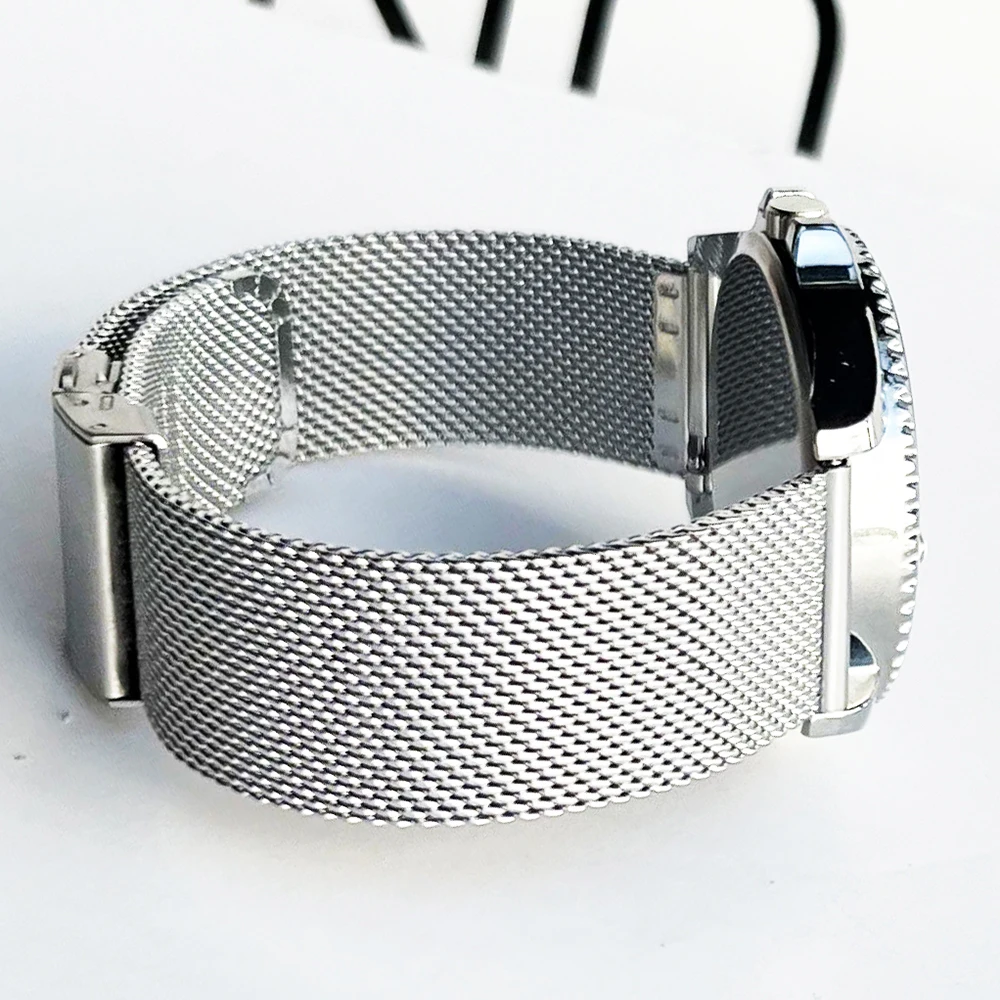 18/20/22mm Mesh Milanese Loop Strap Stainless Steel Metal Quick Release Bracelet Watch Band for Samsung Galaxy Watch 6 5 4