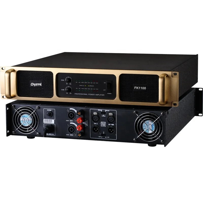 

Pro Stereo Sound KTV sound System 10000 watt 4 channel audio karaoke power Amplifier