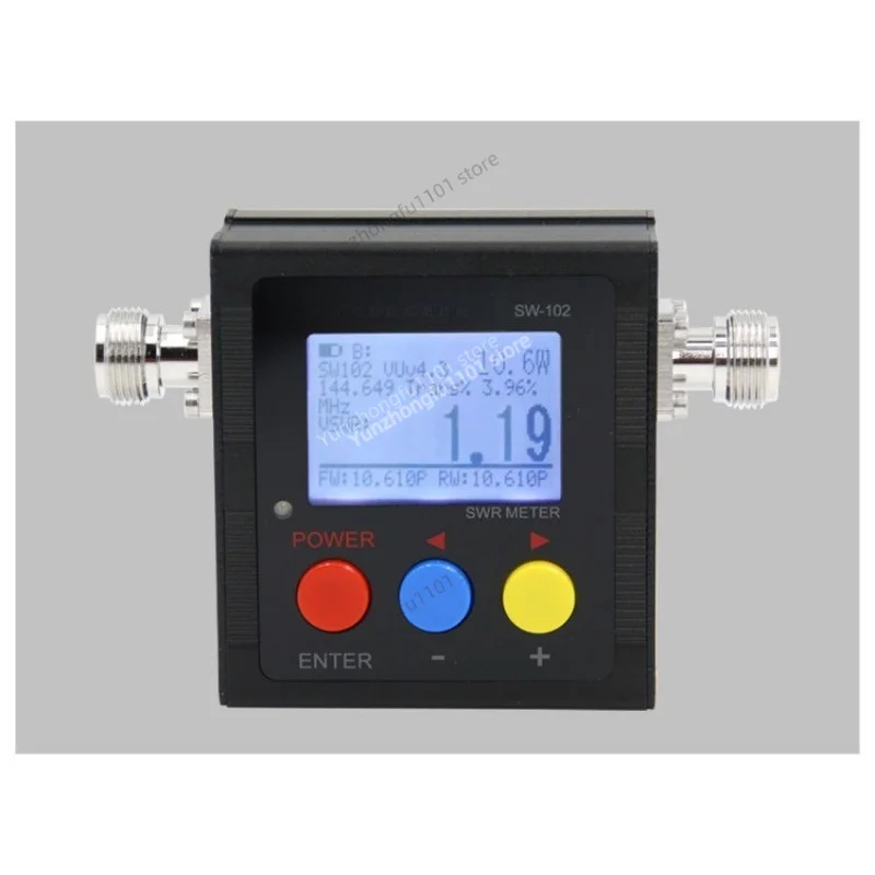 SW‑102 SWR Power Meter Digital Frequency Counter For Two‑Way Radio Car Mobile Antenna SWR Power Testing