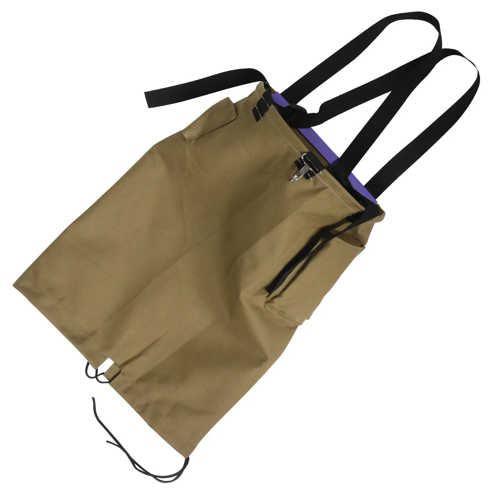 

Canvas Fruit Picking Bag with Steel Ring Drawstring for Orchard Harvesting Peaches Pears Gardeners Farmers Gardening