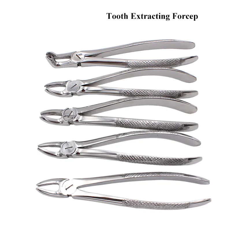 VV Dental Zahn Extraktion Forcep Kit Erwachsene 10 stücke Chirurgische Zähne Extraktion Forcep Rutschfeste Griff Design Zahnmedizin Werkzeug – Detail 4