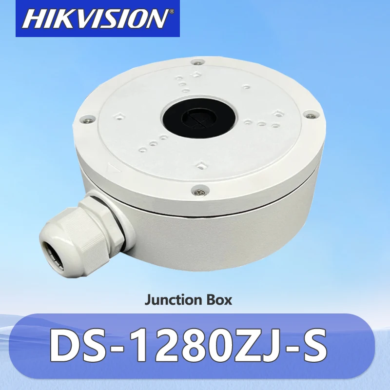 Hikvision-caja de conexiones de DS-1280ZJ-S para cámara IP, accesorios de aleación de aluminio para interior y exterior, soporte a prueba de agua