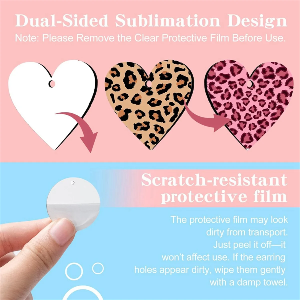 

SEMOIC Sublimation Earring Blanks Bulk ,Unfinished MDF Earrings for DIY Making with Hooks, Jump Rings, Ear Plugs, Cards Holder