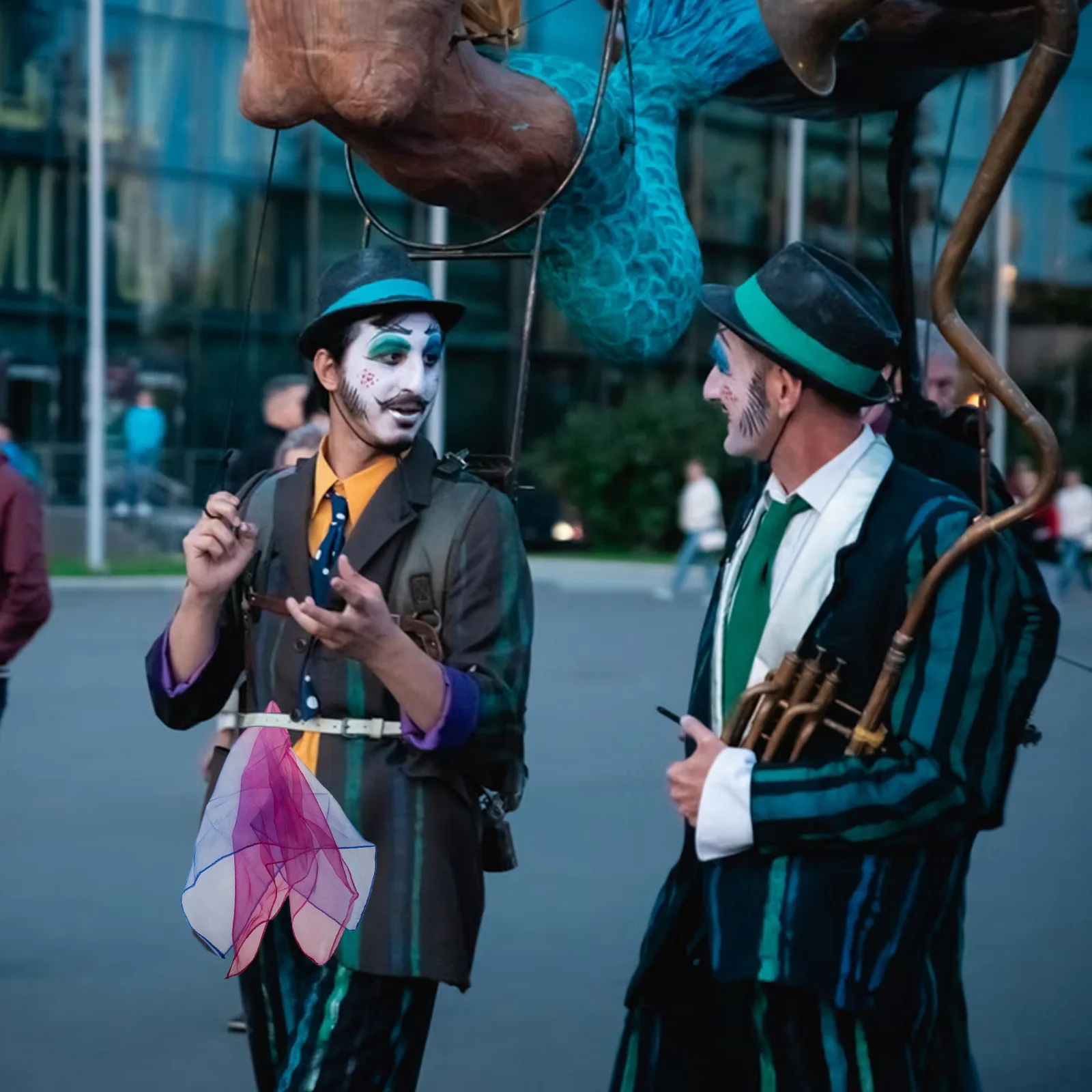 

6pcs Colorful Gift Lightweight Dance Juggling Scarves For Kids Stage Performance Play Scarves Square Dance Accessories