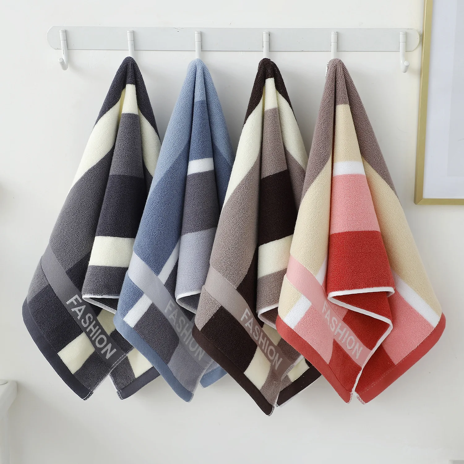 Home Cotton Thickened Shower Soft Absorbent Face Towel Suitable for Young People To Use At Home Camping It Is A Gift Towel