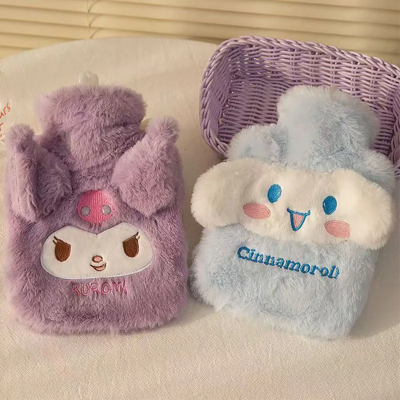 سانريو مرحبا كيتي أفخم جهاز تدفئة محمول حزمة الحرارة لطيف الكرتون أنيمي كورومي بلدي ميلودي قابلة لإعادة الاستخدام التدفئة حقيبة زجاجات الماء الساخن الهدايا