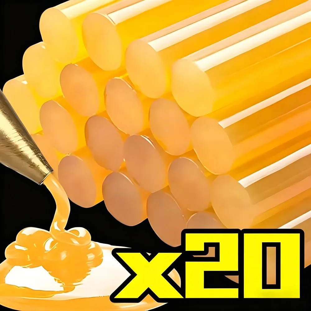 

7x270/11x200mm Strong Adhesive Hot Melt Glue Sticks High Viscosity Yellow Transparent Glue Stick Kits Car Body Dent Repair Tools
