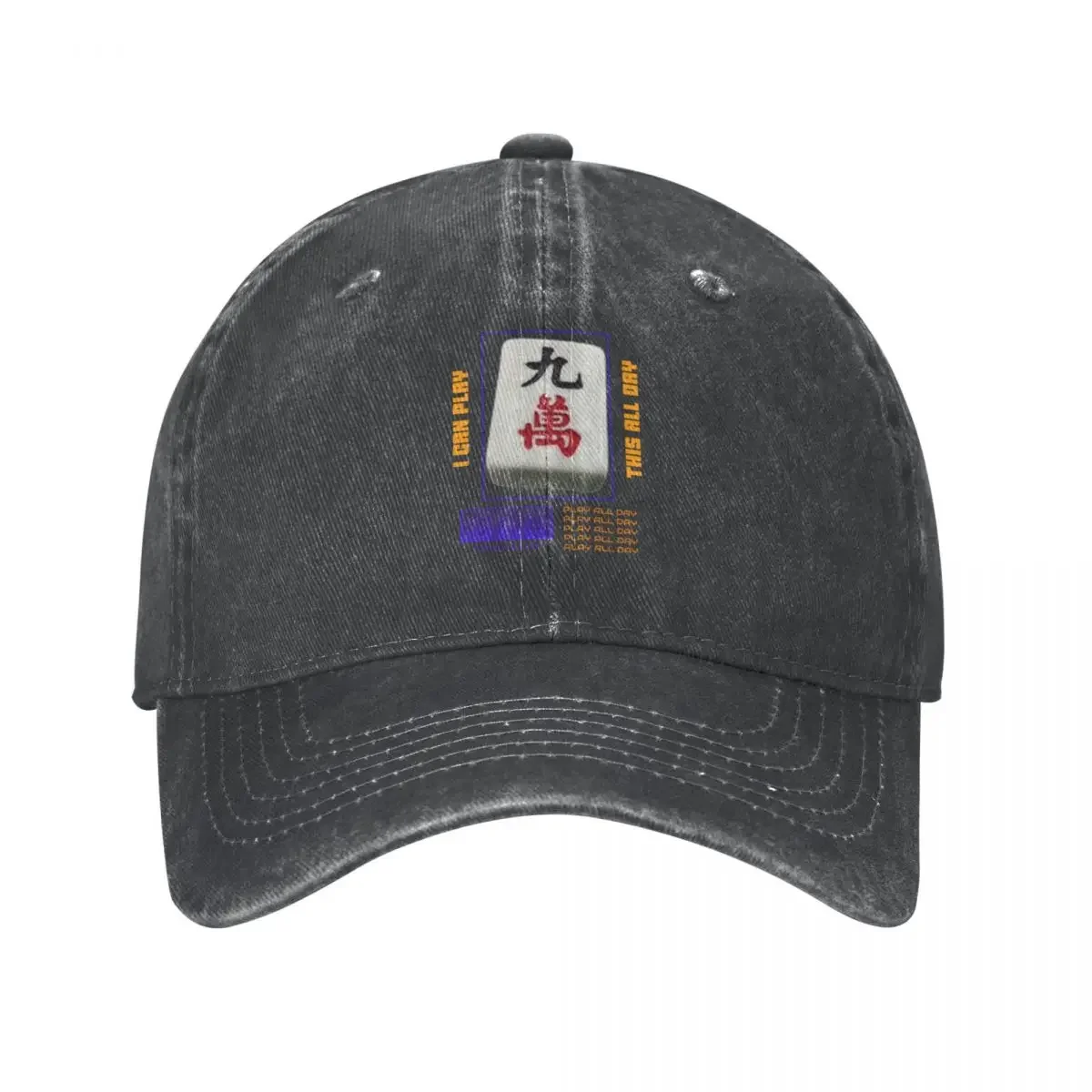 Mahjong Life I Can Play All Day Cowboy Hat |-F-| Cosplay Golf Wear Men Women'S