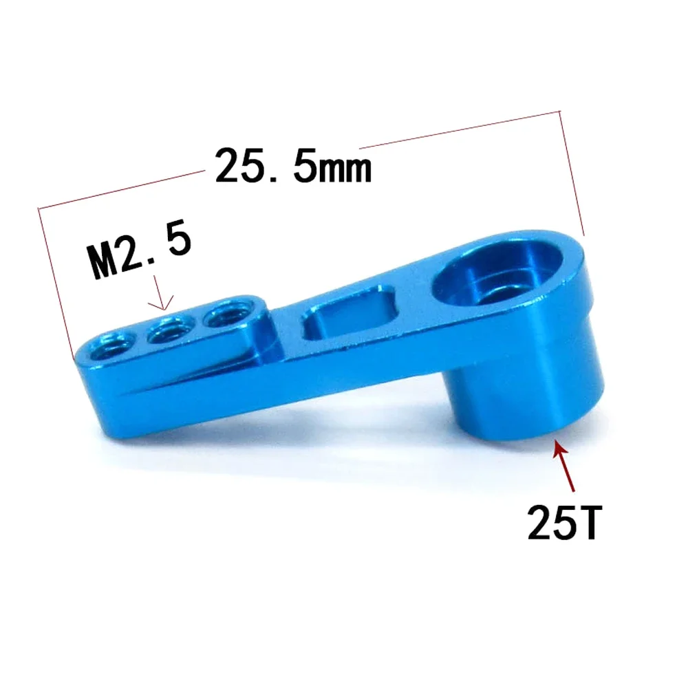 Metal 25T Servo Arm For WPL C14 C24 B14 B16 B24 B36 MN D90 D91 D96 99S WLtoys 12428 12429 A959 A949 A969 A979 K929 Upgrade