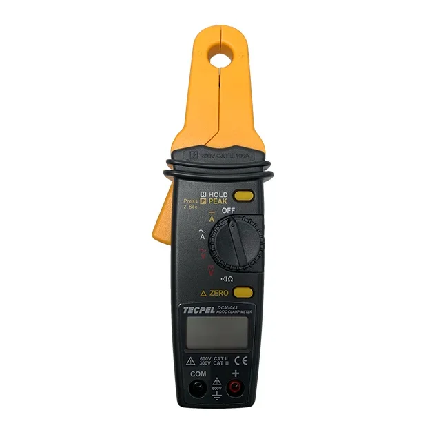 DCM-043   Handheld Clamp Multimeter Digital Clamp Meter AC DC Voltage current clamp  Meter