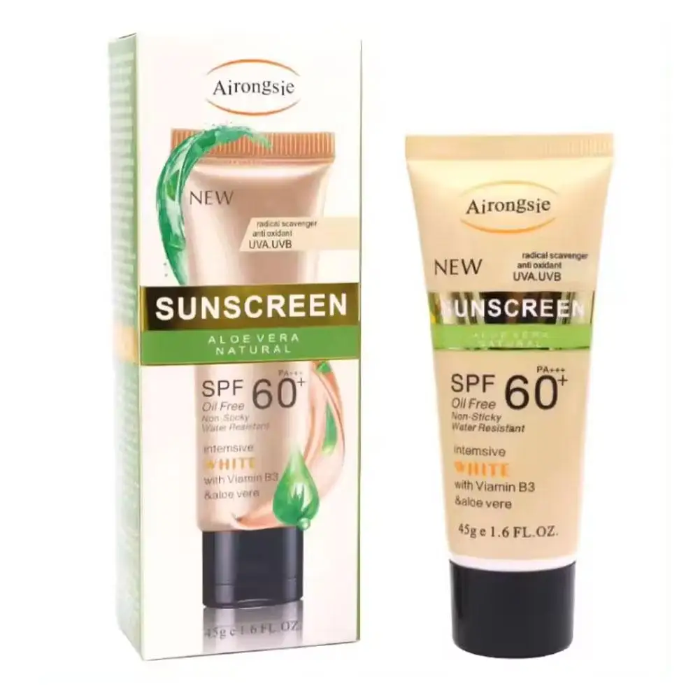 كريم تبييض الوجه والجسم spf90 + ، u6s9 ، كريم الحماية من الأشعة فوق البنفسجية ، مرطب ، مقاوم للماء