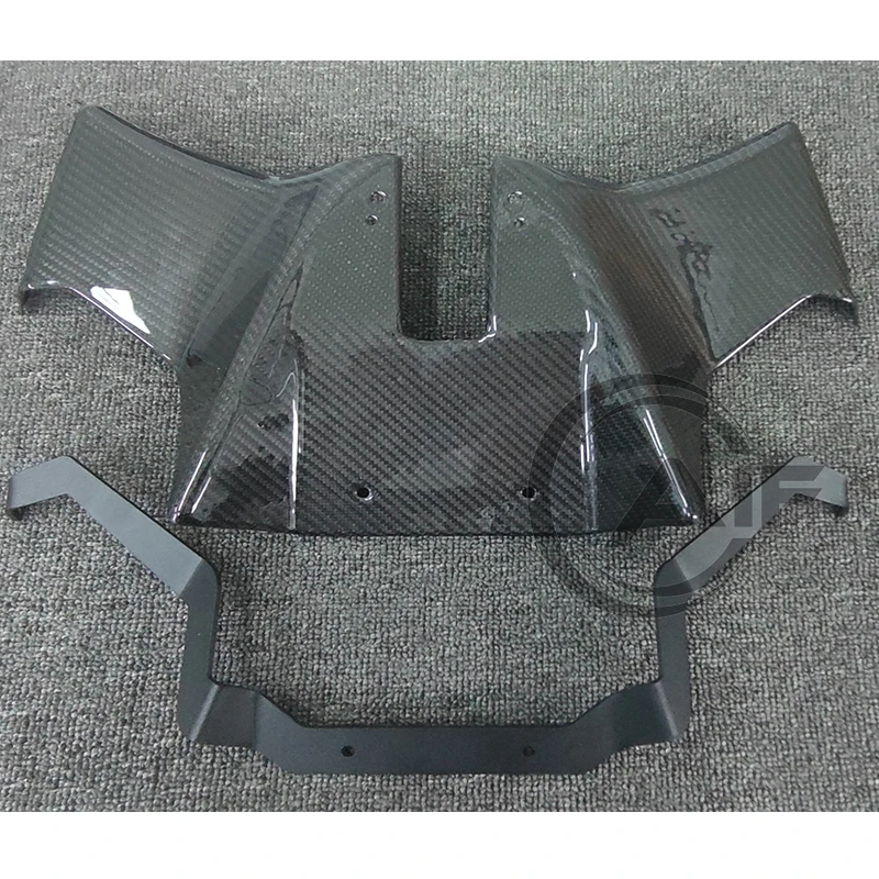 

For SUZUKI GSX-8S 2023-2025 carbon fibre Front Spoiler Sport Naked Downforce Spoilers Aerodynamic Winglet