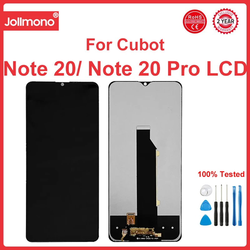 For CUBOT Note 20 Pro LCD Display+Touch Screen Digitizer Assembly 100%  CUBOT NOTE 20 LCD Display Sensor Screen