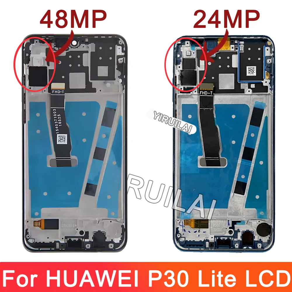 High Quality LCD For HUAWEI P30 Lite LCD Display Touch Screen Digitizer Assembly  For Huawei MAR-LX1 LCD Display