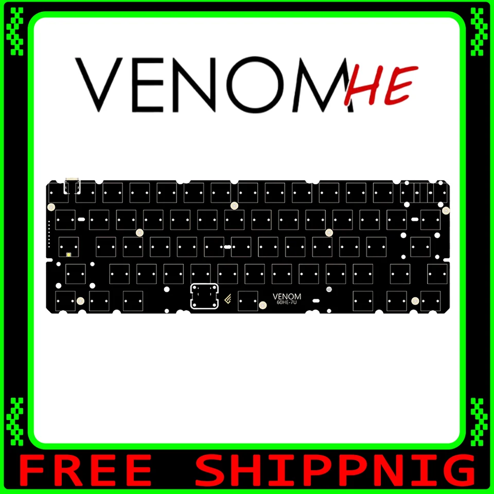 Korea Geonworks Venom 60 HE Magnetic Switch Keyboard Pcb Esports