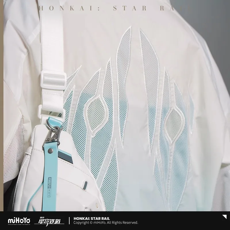 Honkai Star Rail Liuming Tema Impressão Série Proteção UV Casacos Leve Verão Casual Moda Casaco Protetor Solar