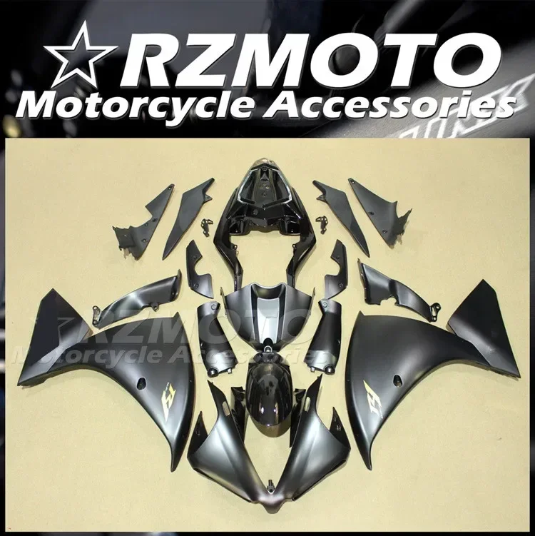 

4Gifts New ABS Motorcycle Bike Whole Fairings Kit Fit for YAMAHA YZF - R1 2012 2013 2014 12 13 14 Bodywork Set Black Matte