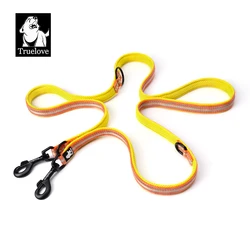 Truelove Pet Dog Leash Multi-function Reflective Hand Free Traction Rope  Suitable for Use with Collars and Chest Straps TLL2411
