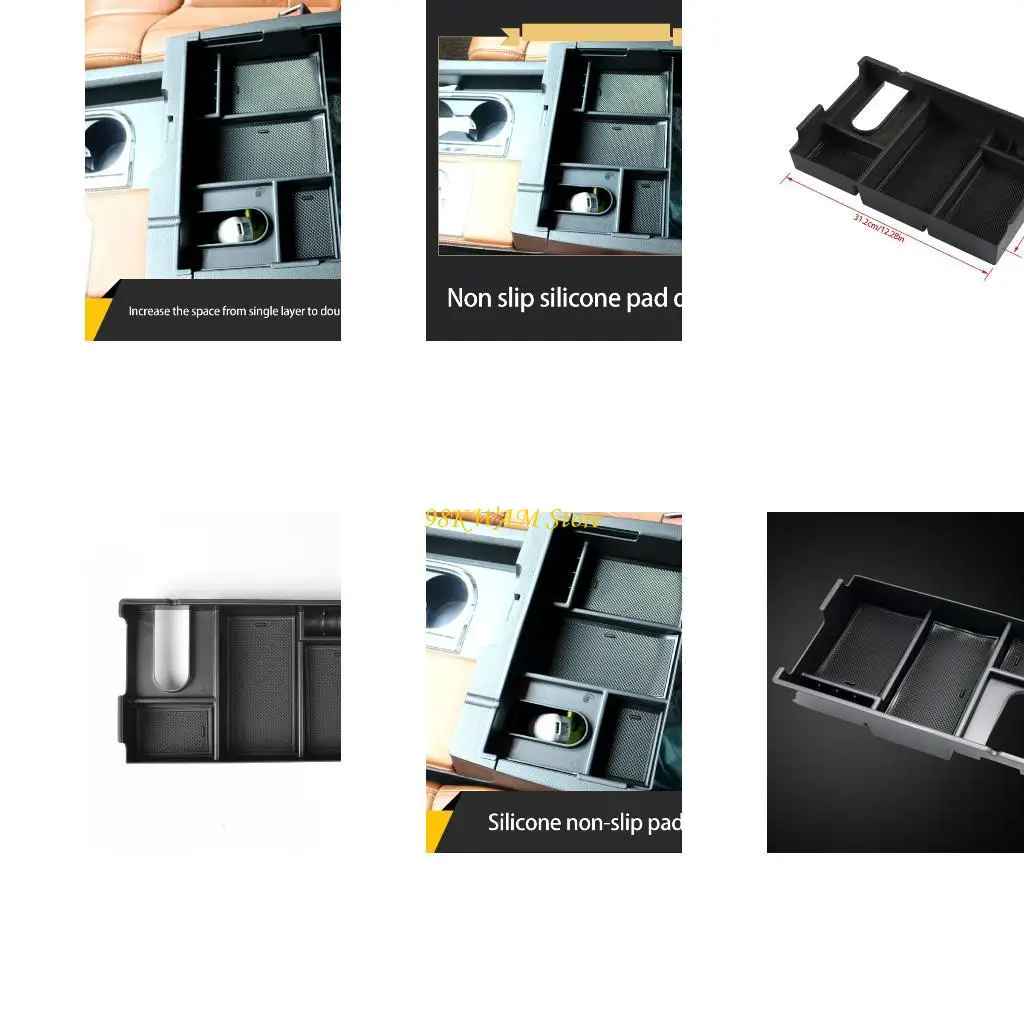 

Premium ABS Silicone Armrest Storage Box Designed Specifically For Automobile Trucks 68UF
