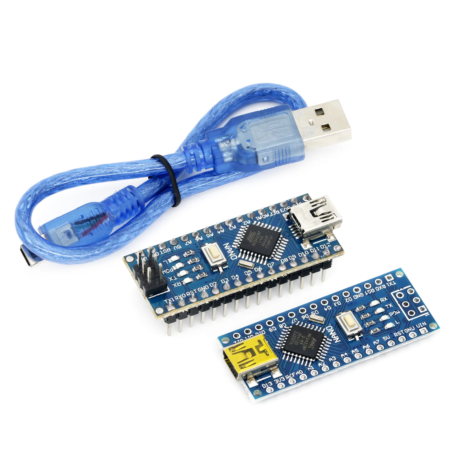 Arduinos NANO V3.0 Atmega328P Mini USB Cable 5V CH340G Drive Learning Module Development Board for Arduino Nano V3 Compatible