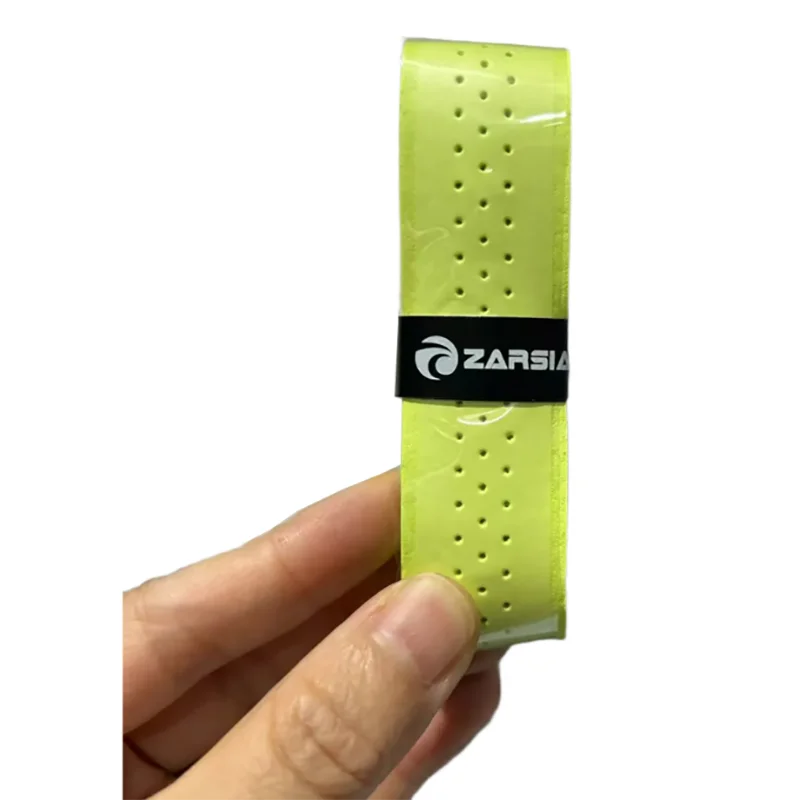 NUOVO ZARSIA Traforato Cuoio DELL'UNITÀ di elaborazione Fasce Da Tennis Badminton Racchetta Overgrip Resistente All'usura Antiscivolo 2/4 PZ