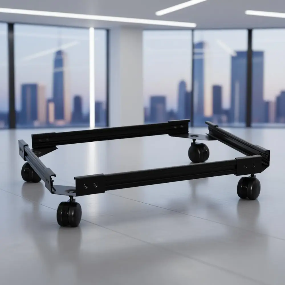 

Черная тележка или комод на колесах, модель 1106