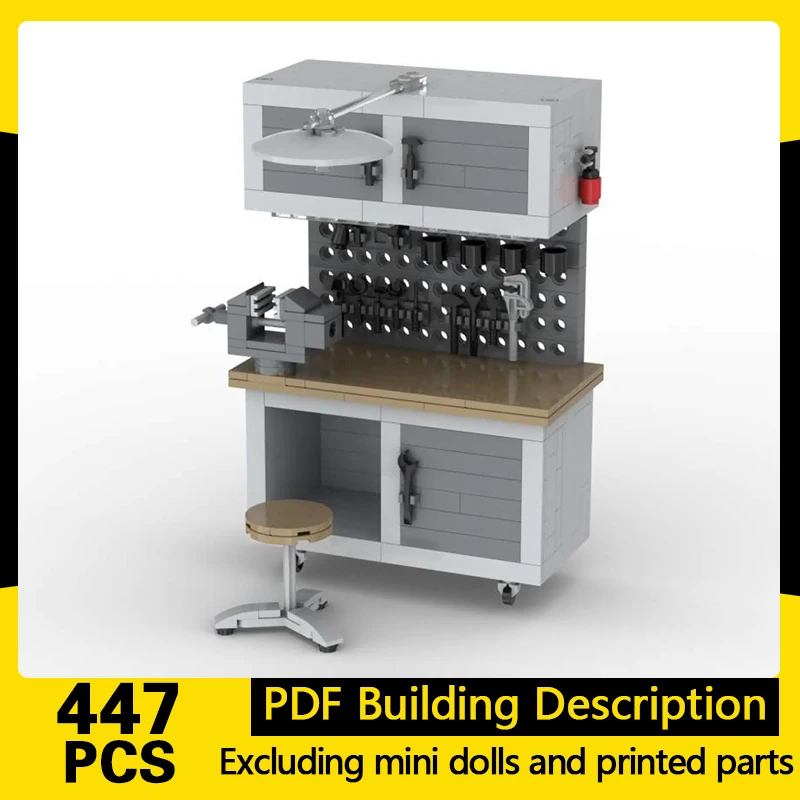 

City Street View Model MOC Building Bricks Office Workbench Modular Technology Gifts Holiday Assemble Children Toys Suit