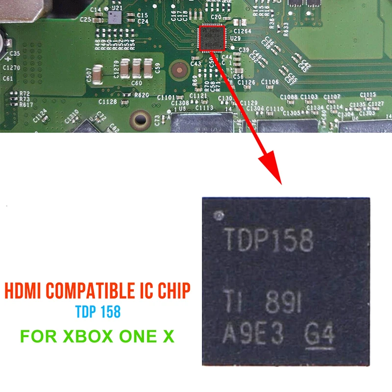 

TDP158 HDMI Retimer IC Chip Display Interface Replacement For Microsoft Xbox One S and X IC Chip TDP158 WQFN40 TDP158RSBR