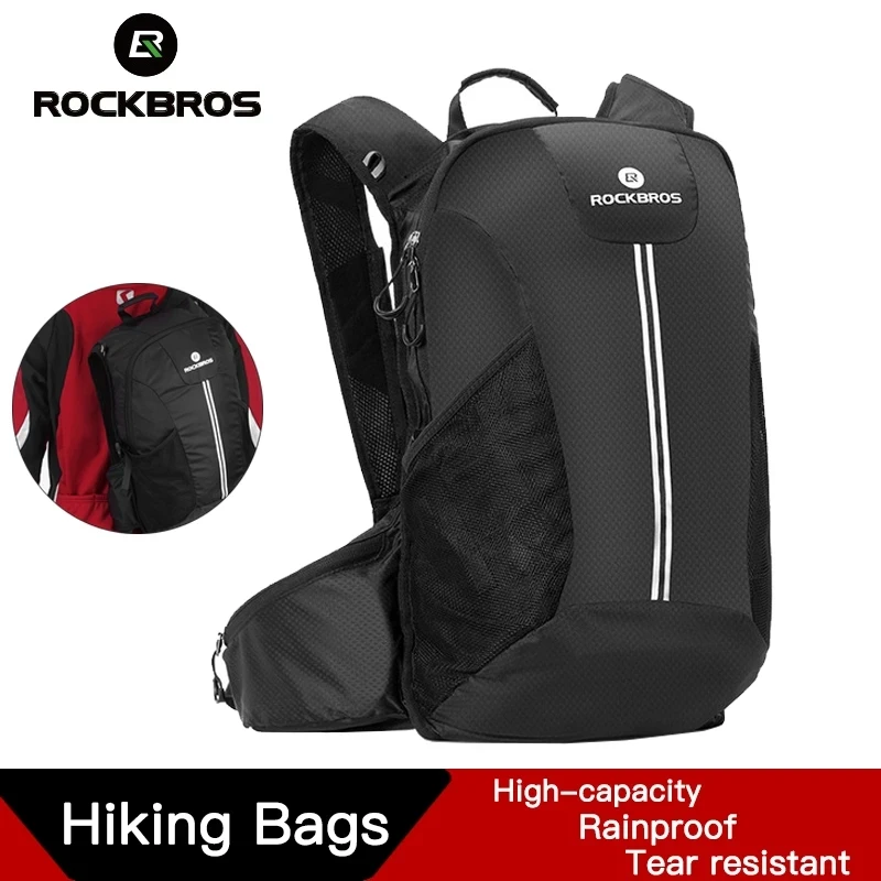 

ROCKBROS Backpack Outdoor Traveling Hiking Climbing Bags Tactical Backpack Bicycle Rainproof Sport Bags Breathable Big Capacity