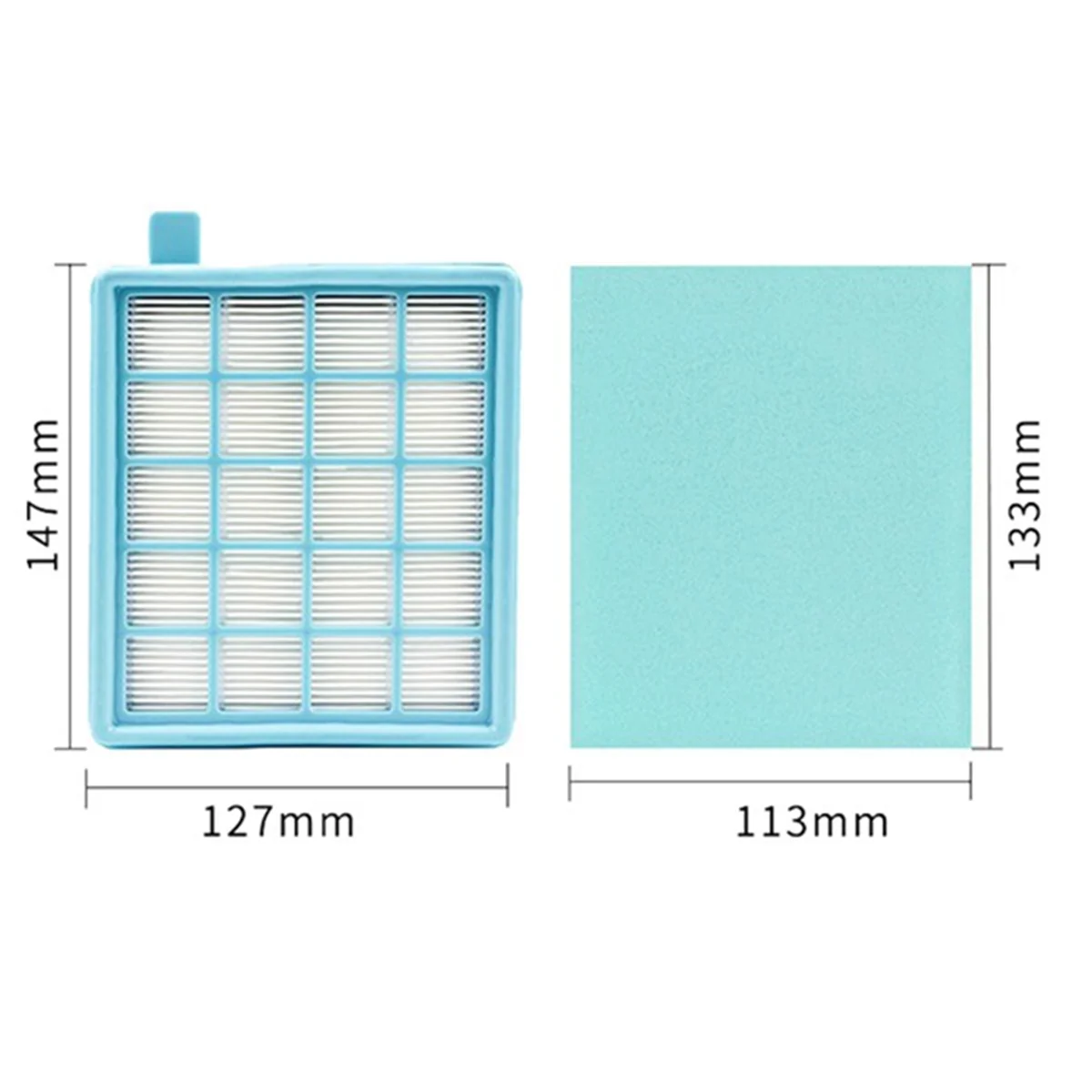 Filter Mesh HEPA FILTER BUFFALO-MISTRAL for Philips Vacuum Cleaner FC8470 FC8471 FC8472 FC8473 FC8474 FC8476 FC8477