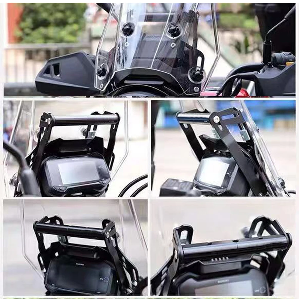 Motorcycle Navigation Support Windshield Lifting Function Adjustment GPS Phone Navigation Bracket For SUZUKI DL250 VERSYS DL 250