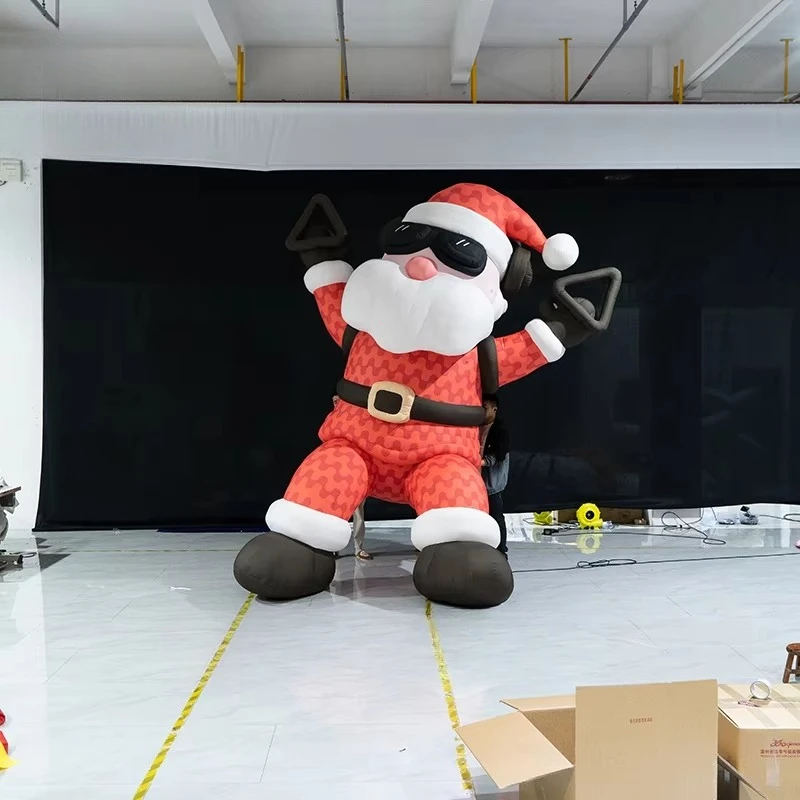 Cartoon Custom Model Design Mascot Inflatable Santa Inflatable Custom Advertising Inflatable Santa