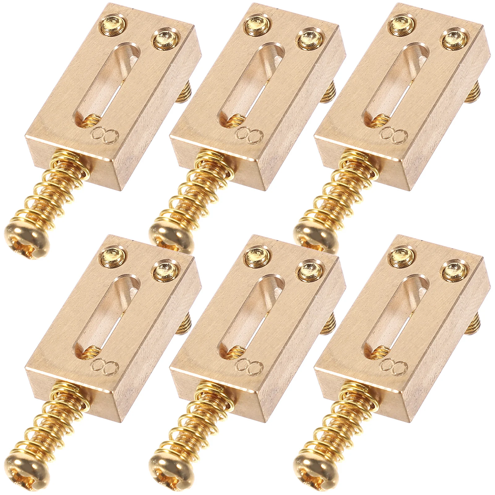 

Electric Guitar Bridge Guitars Locking Tremolo Saddles Component Copper Part Parts System