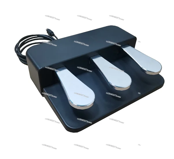 Piano Auxiliary Three Pedals Black Height Booster Children's Piano Practice Lifting Pedal Bench Sustainer