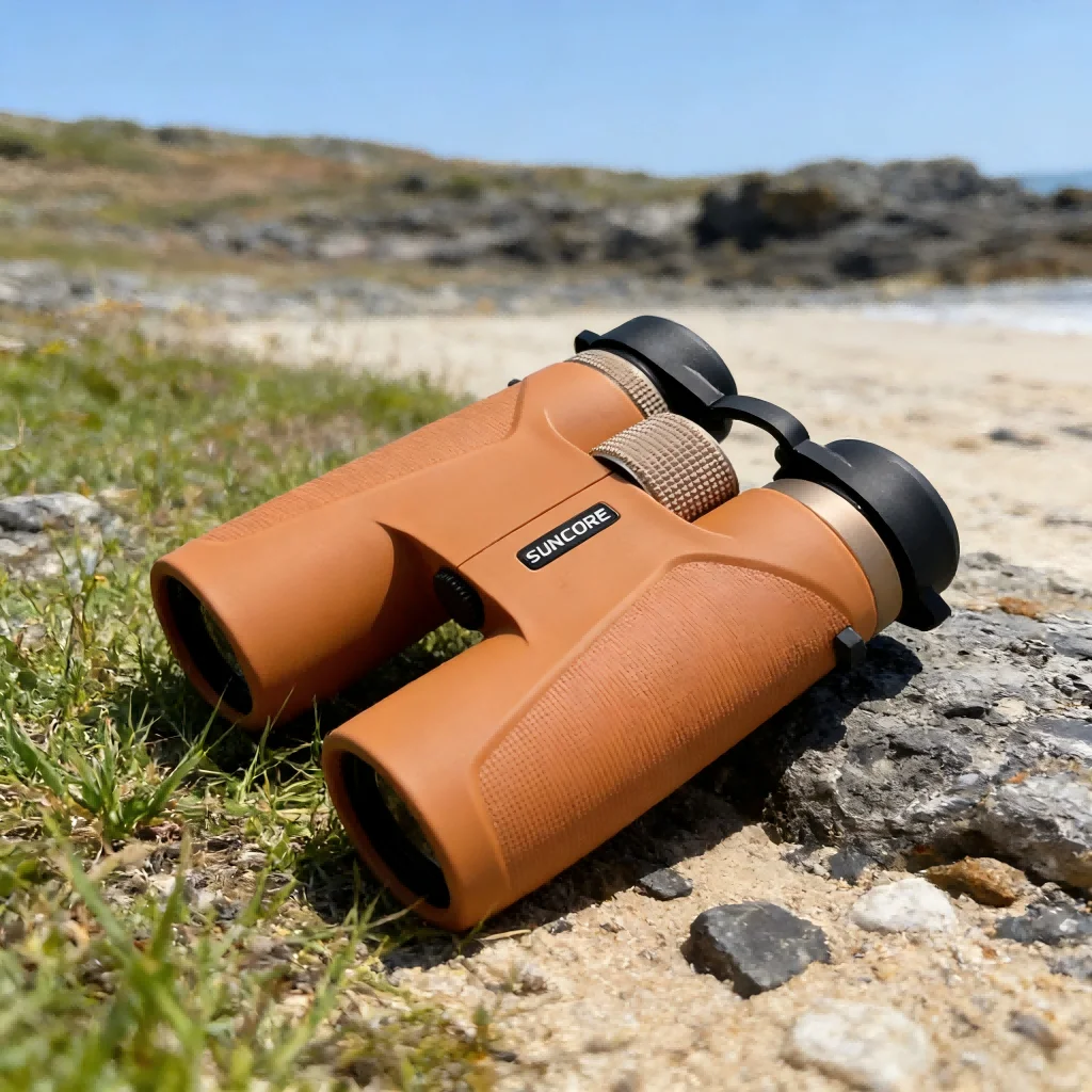 

Бинокль SUNCORE с высоким увеличением 10x42, телескоп с высокой четкостью изображения, вращающийся окуляр, для путешествий на природе, портативный, быстрый в использовании.
