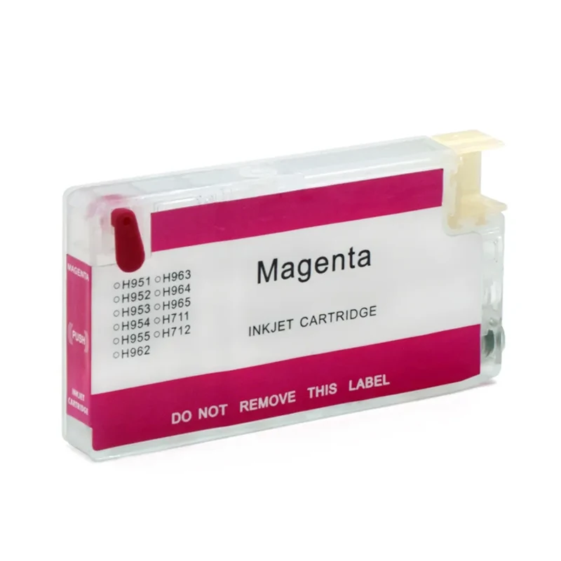 خرطوشة حبر فارغة قابلة لإعادة الملء لا رقاقة ل HP 950 951 952 953 954 955 956 957 958 959 962 963 964 965 966 967 968 969 711 712