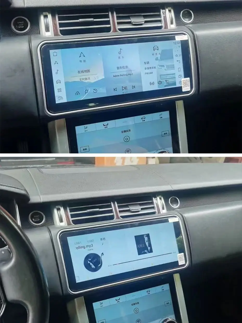 N أندرويد 14 راديو السيارة لسيارة رينج روفر سبورت L494 2013-2017 مشغل ستيريو الوسائط المتعددة نظام تحديد المواقع اللاسلكية Carplay قائمة OEM الأصلية للسيارات #6