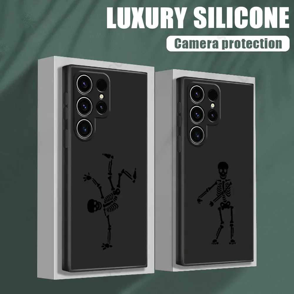

Skull Head Bone Street Dance Phone Case For Samsung Galaxy S26 Ultra Cases S25 FE S24 S23 S21 Ultra S20 S24FE S22 S26 Plus Cover