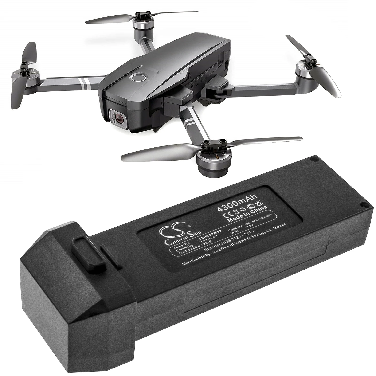 

Сменная батарея CS для Holy Stone HS720, HS720E, артикул: SF8333106