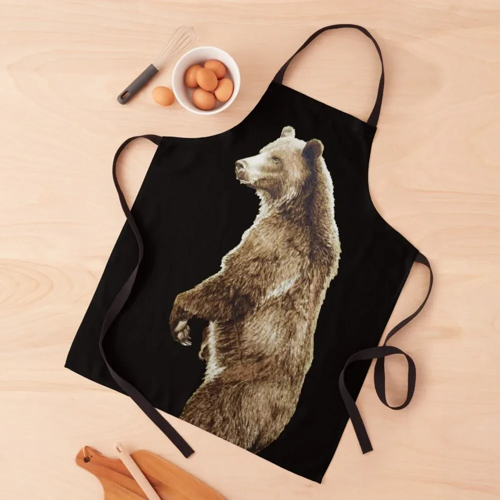 

Grizzly Bear by Minisa Robinson Apron Women's Kitchen For Women work ladies Apron