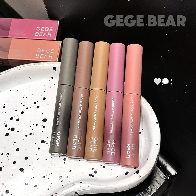 Gege Bear Langdurige 24H Cloudy Mist Wenkbrauwgel - Waterdicht Transpiratie Veegvast Natuurlijk Student Grensoverschrijdend