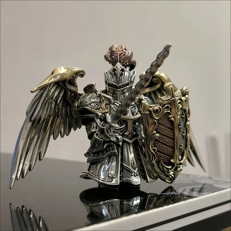 

В наличии большой игрок в китайском стиле, серия Paladin Crusader, аниме-фигурка, модель, украшение для рабочего стола, коллекционные украшения, игрушки, подарки